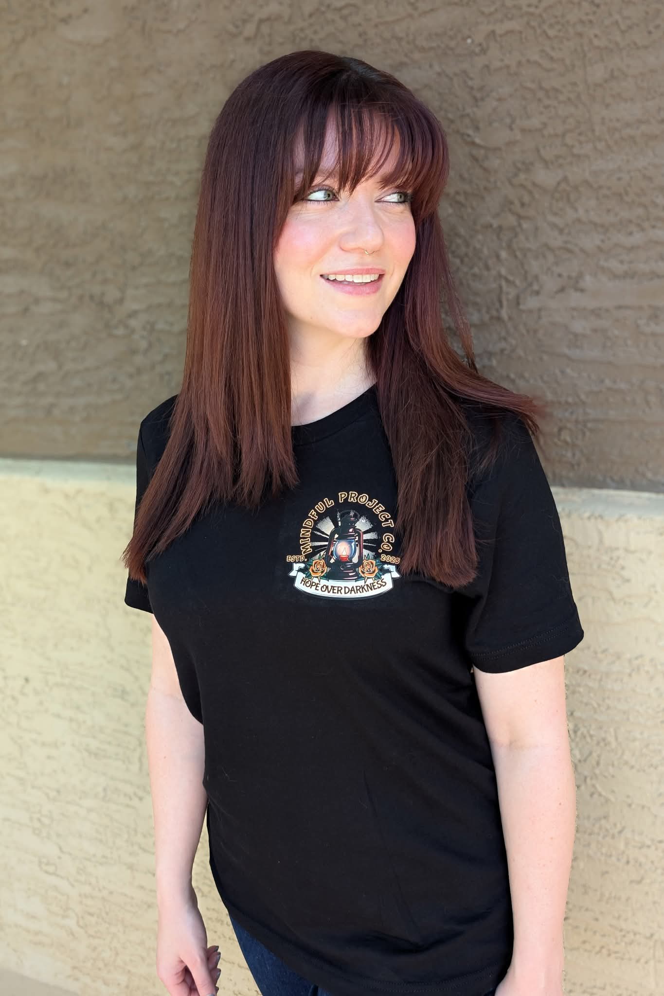 Hope Over Darkness - Black T-shirt