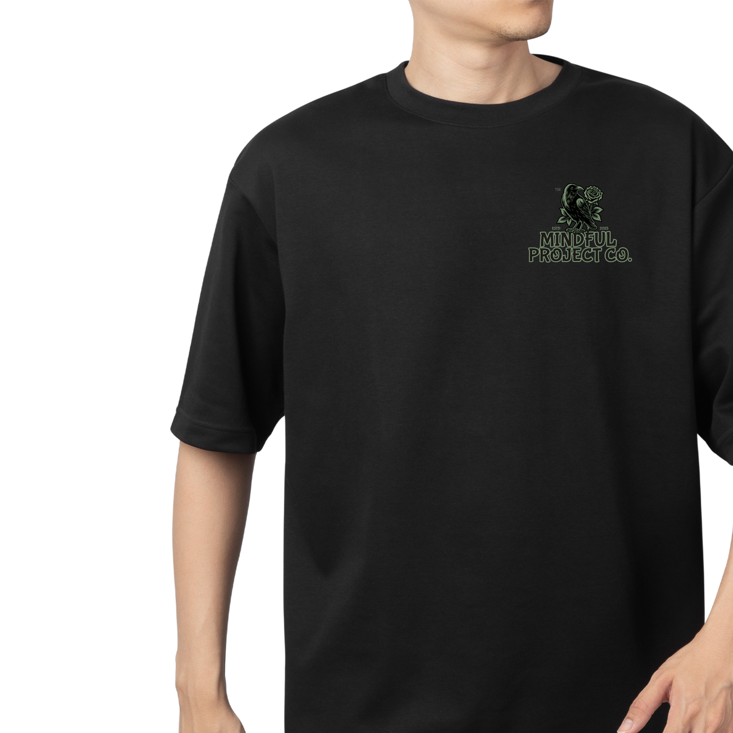Mindful Logo O.D Green T-shirt