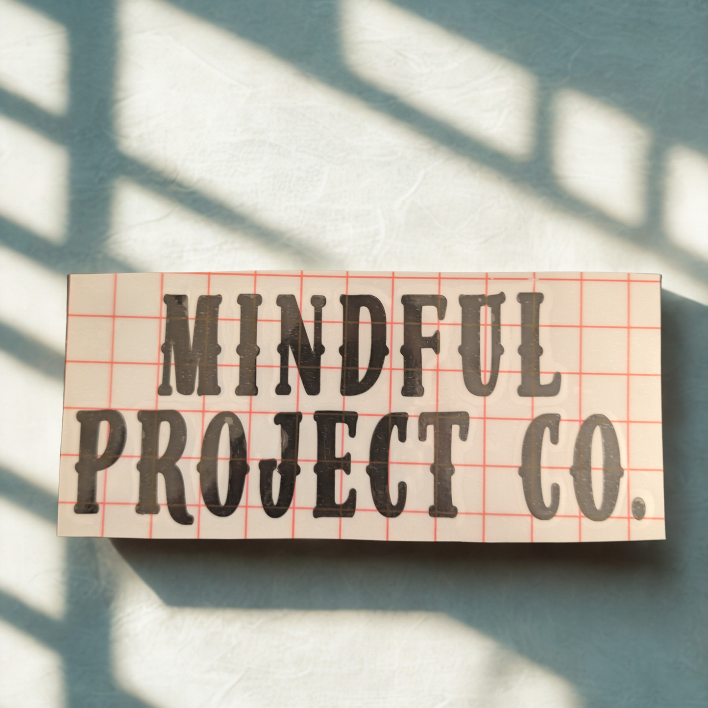 Mindful Project Co 6" die cut sticker