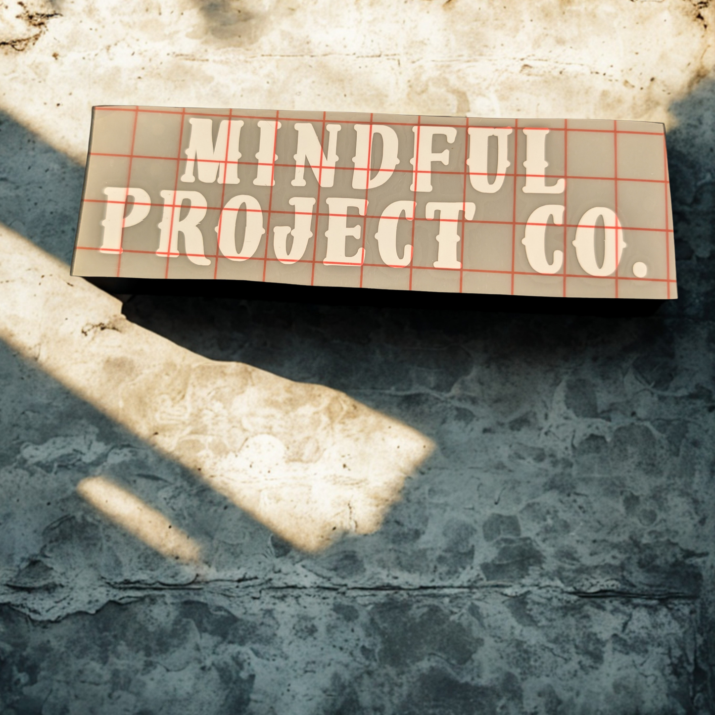 Mindful Project Co 6" die cut sticker