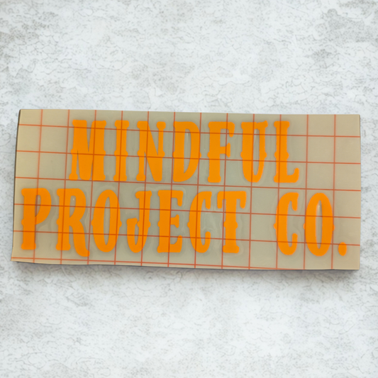 Mindful Project Co 6" die cut sticker